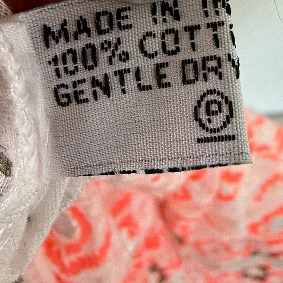 Juliet Dunn Nomad Embroidered Mirrored Cotton Mini Dress White Coral Boho 6/8 - Picture 9 of 15